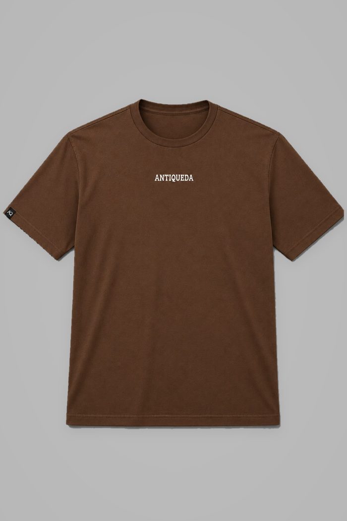 Camiseta marrom Antiqueda